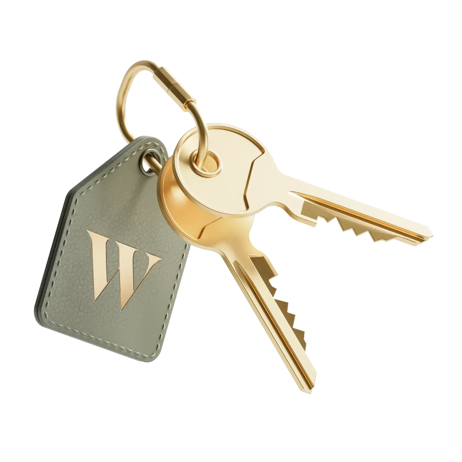 Jeu de clés avec porte-clés Wealthsimple