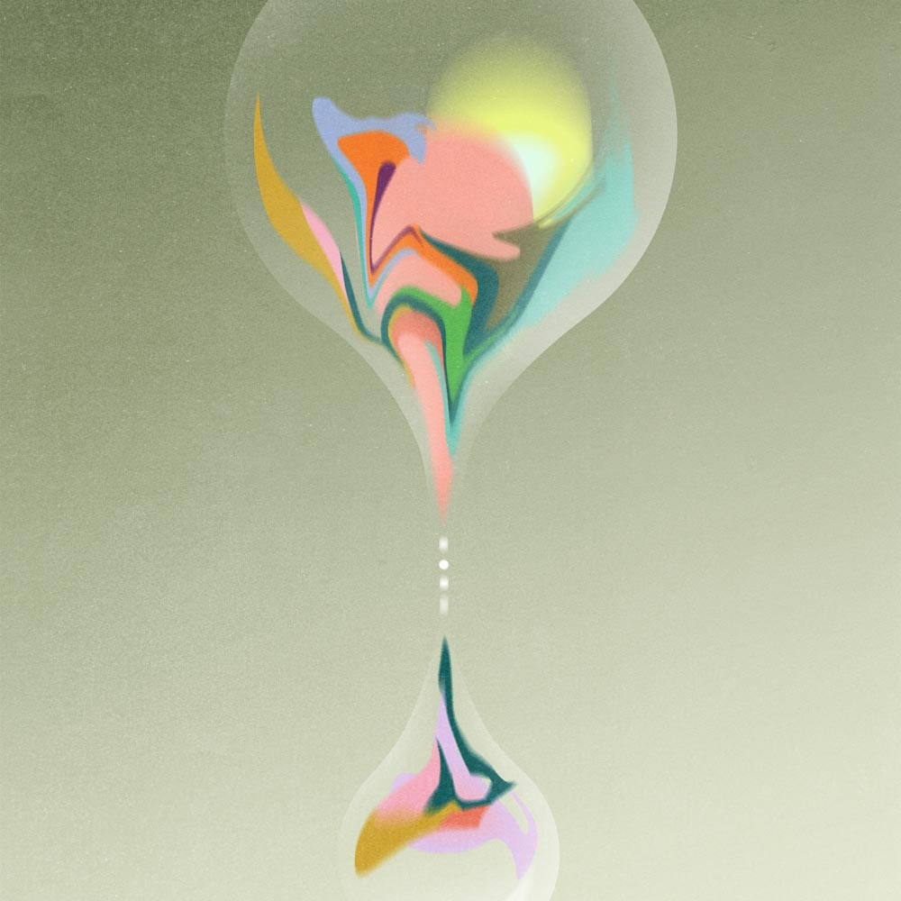 Decorative raindrop