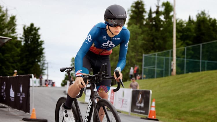 Amos Scott’s forte isn’t time-trial races, but, at his age as a cyclists, the most important thing is trying new things to develop.