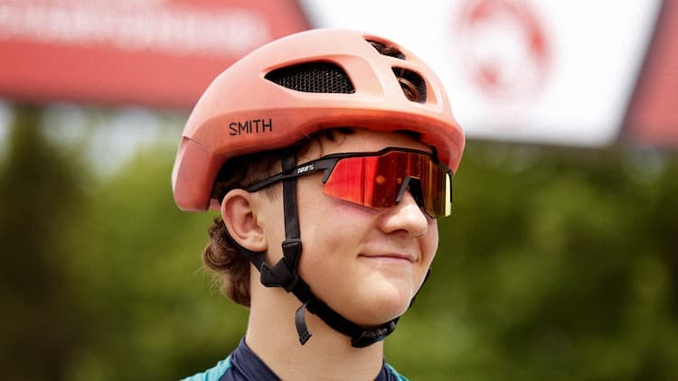 Amos Scott began cycling at age 13, about six years after many of his racing peers.