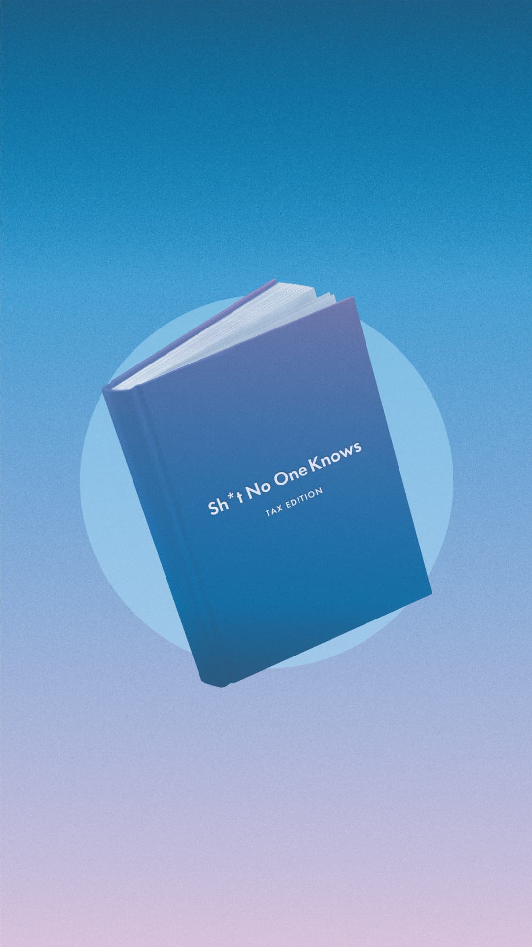 A book that says shit no one knows, tax edition