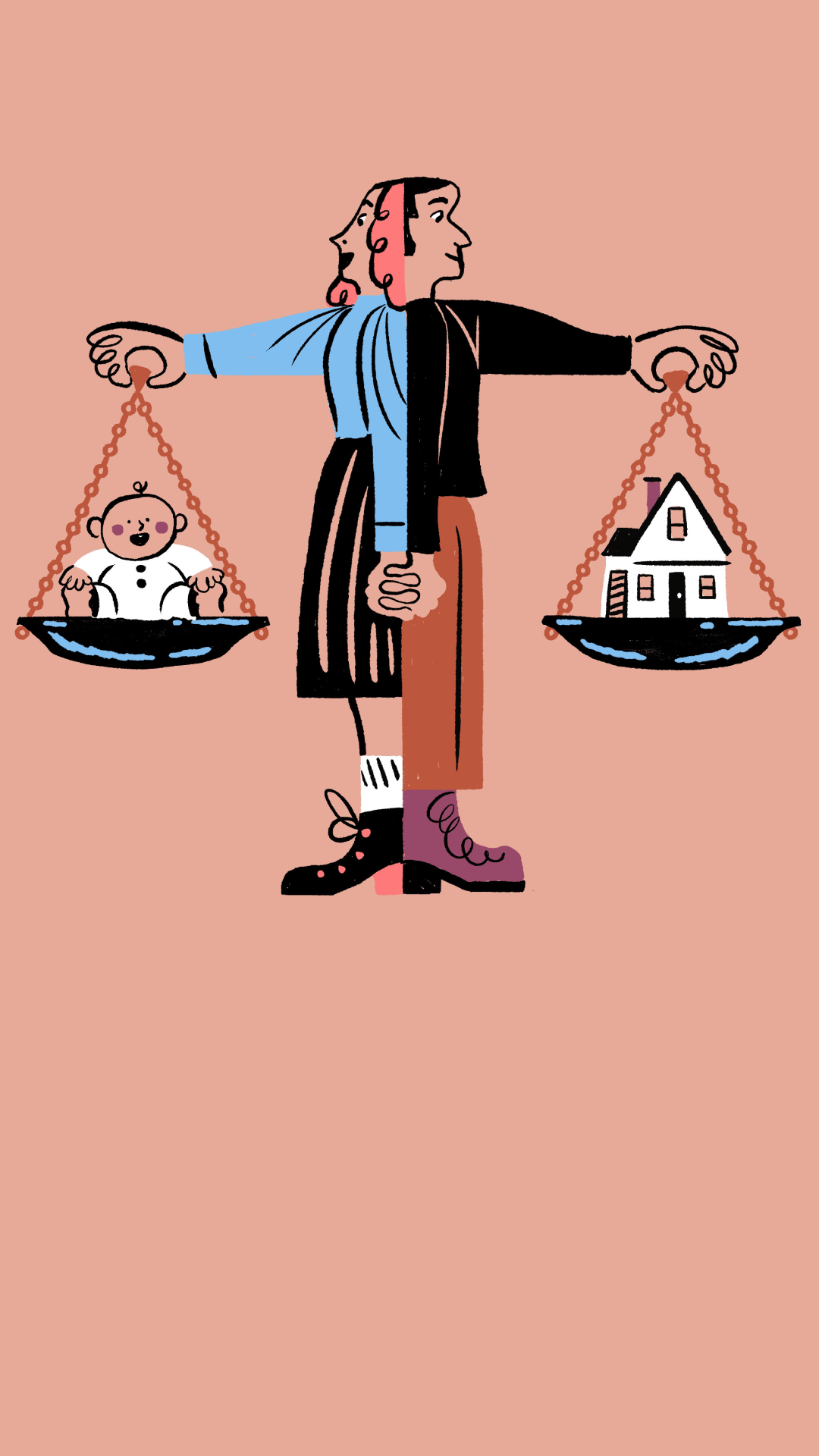 This week, our columnist wades into the messy business of balancing savings goals with having kids, and how to compromise when you disagree about…big things.