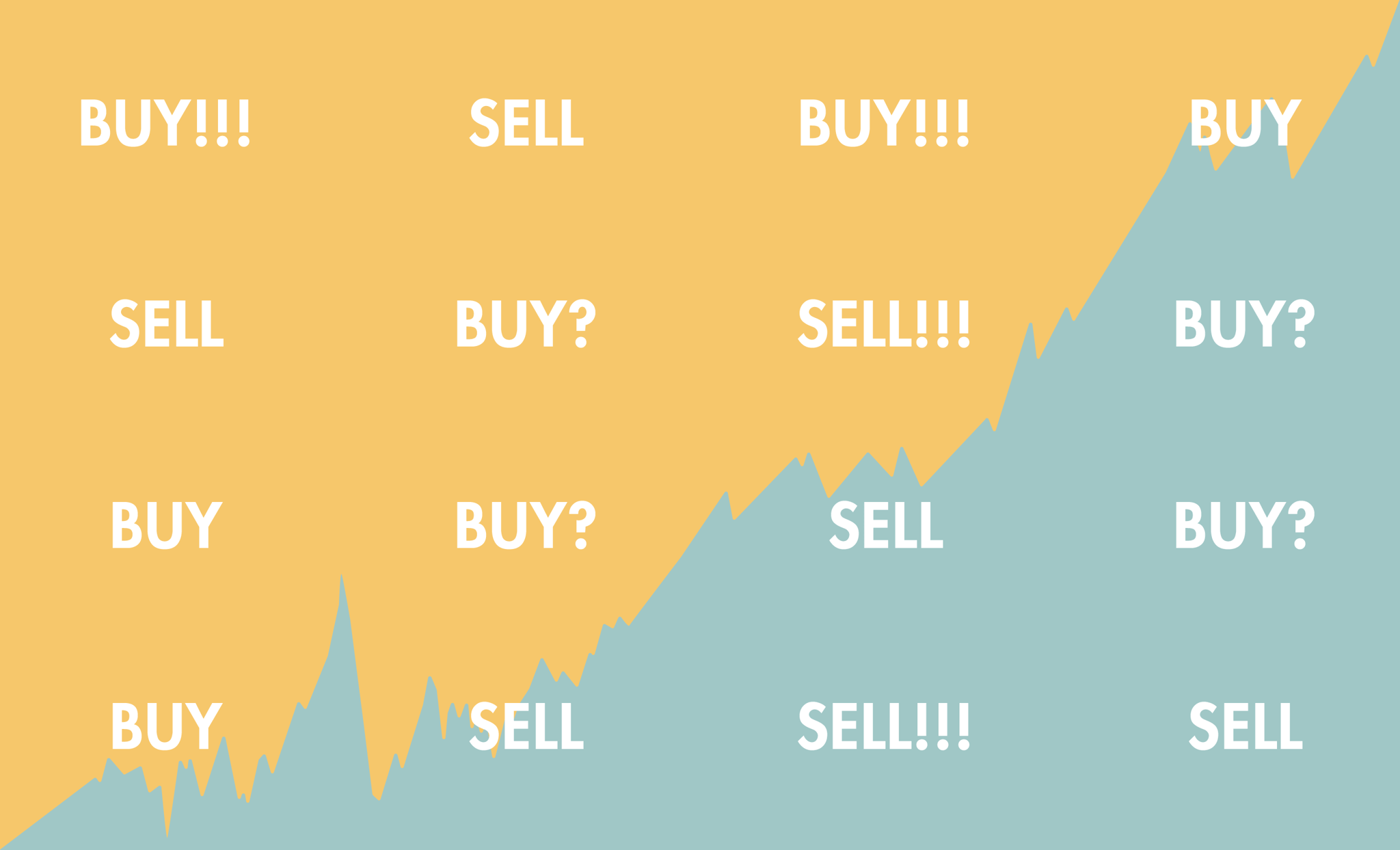 Your gut tells you to buy when you're feeling good about the market and to sell when you're not. Your gut is wrong. Here's why long-term investing works.