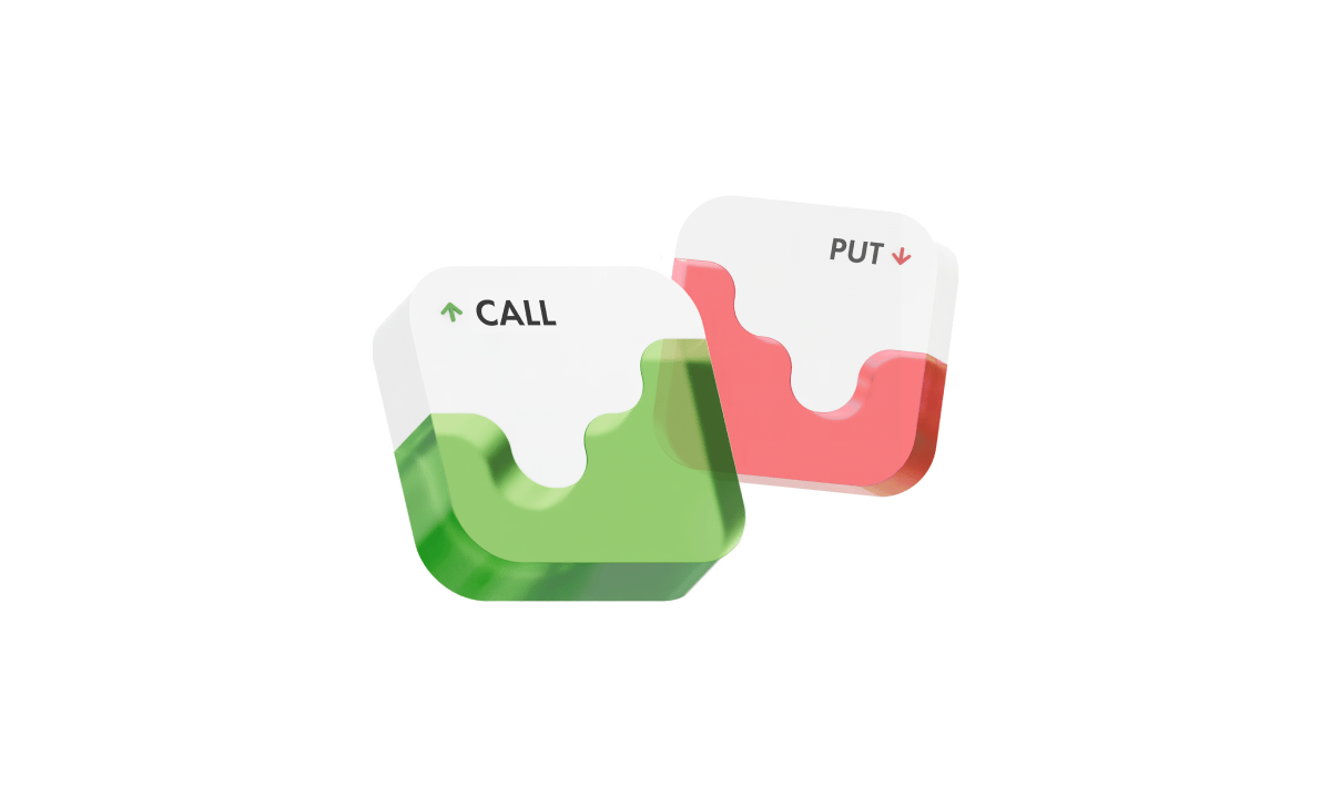 Call and put options art