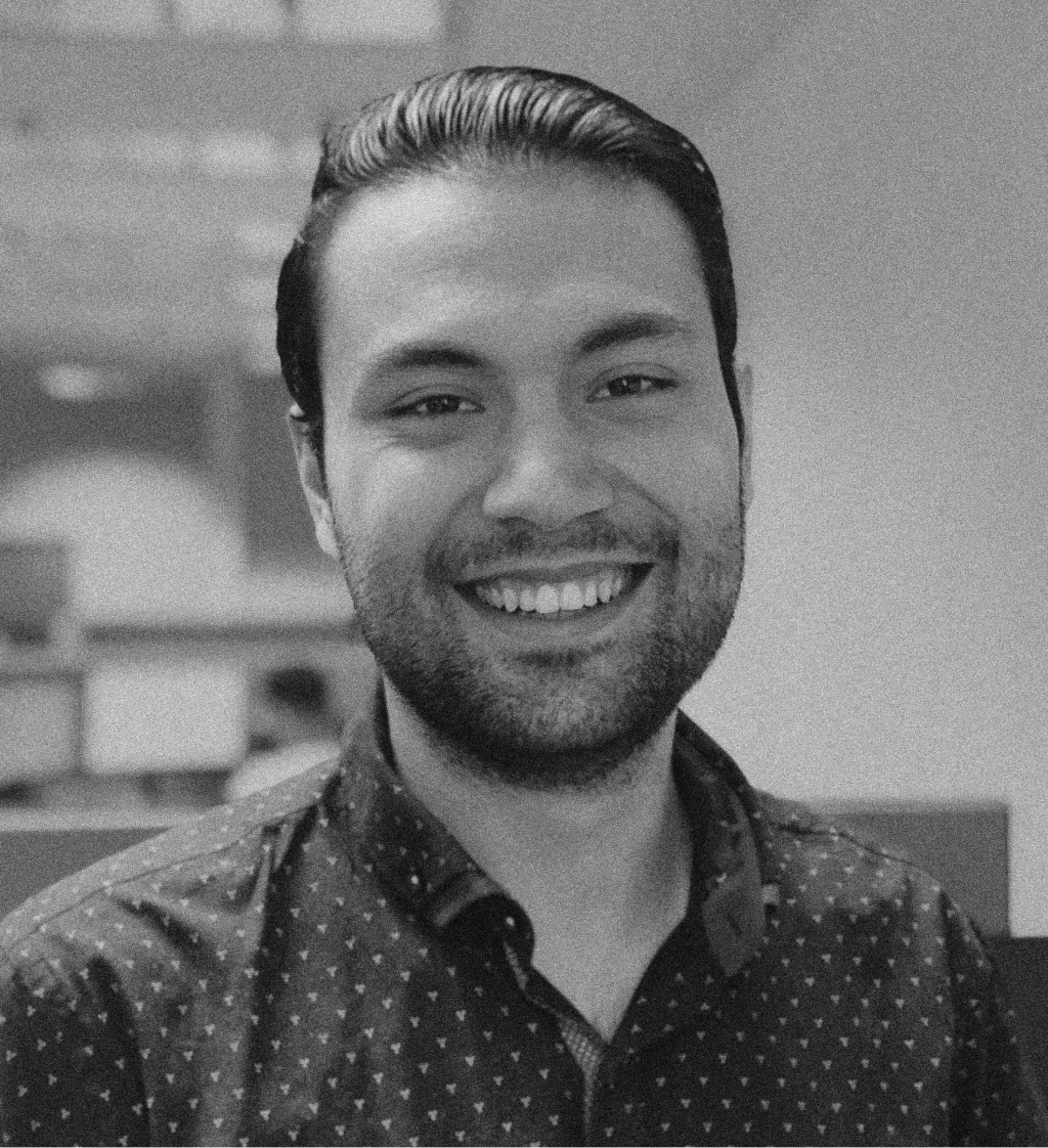 A headshot of Bobak Ansari, software development manager at Wealthsimple