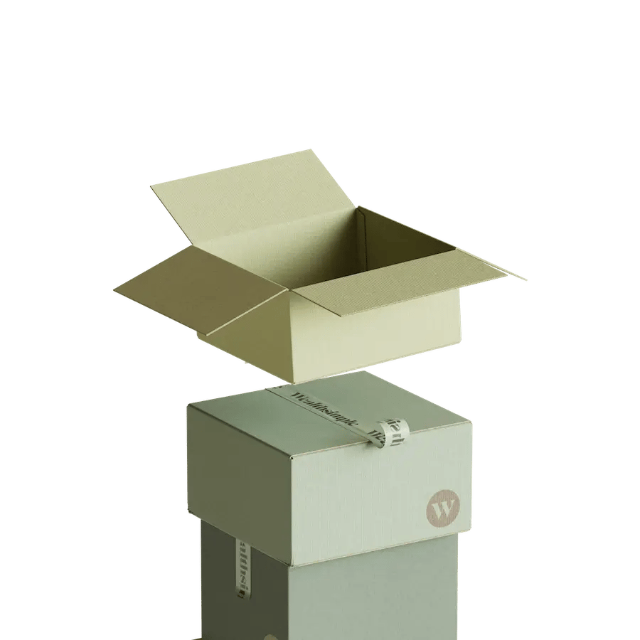 A looping video of moving boxes stacking on top of each other.
