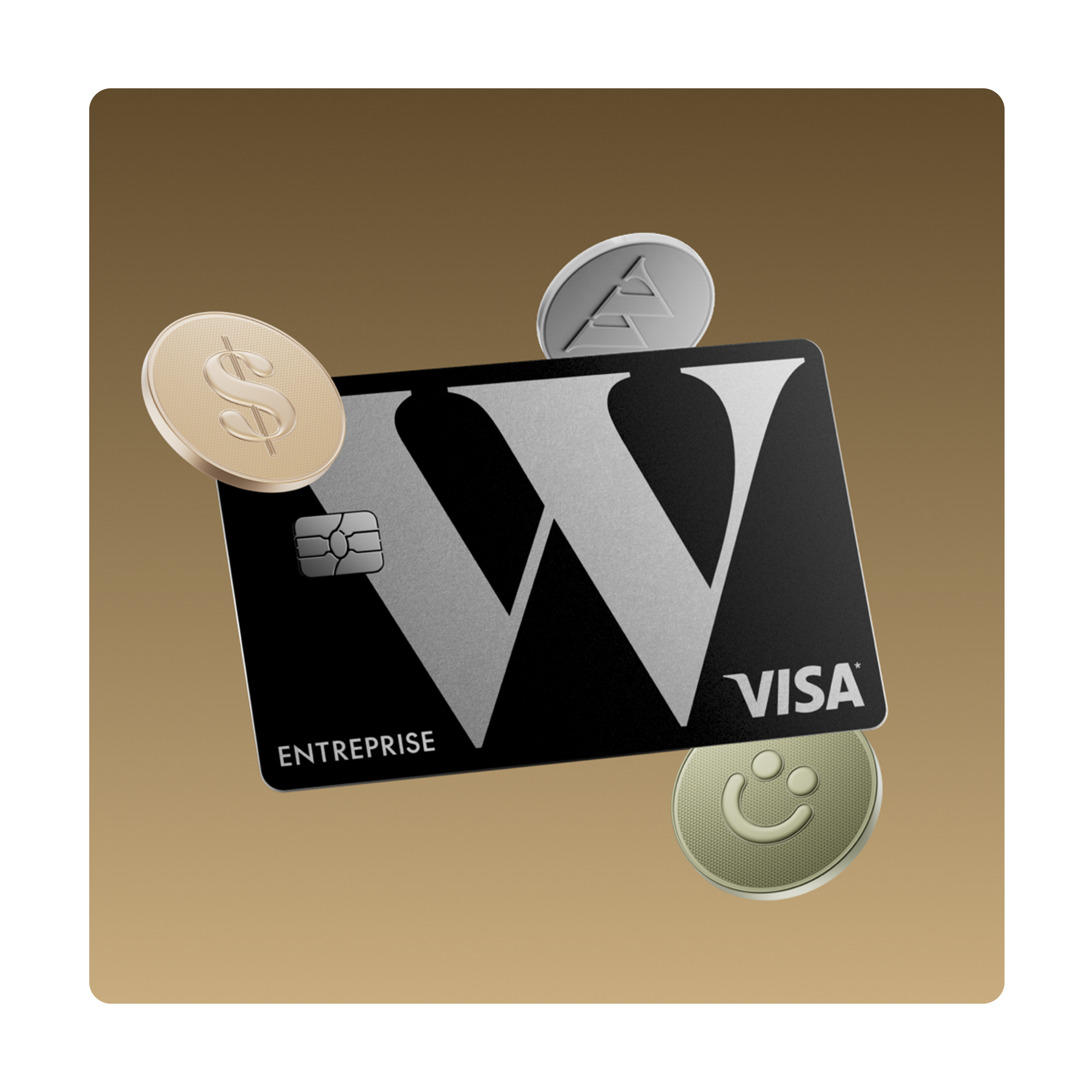 Visa🅫 prépayée d'entreprise